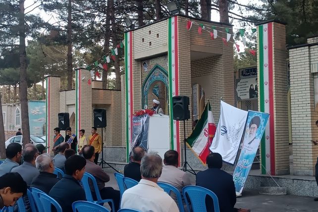 مراسم غبارروبی لاله زار شهرستان نیشابور به مناسبت گرامیداشت هفته معلم 