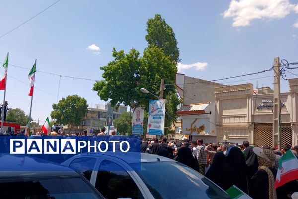 راهپیمایی جمعه خشم و نصر شهرستان قروه