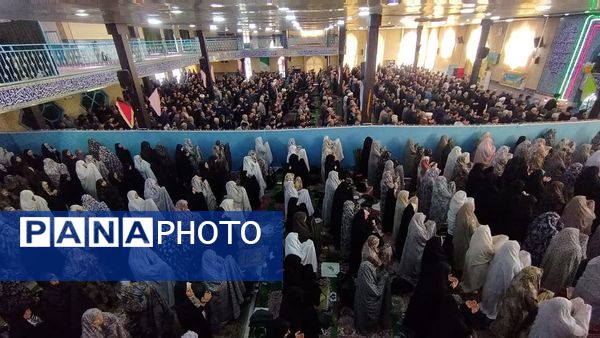 نماز جمعه تویسرکان؛ تجلی خدمت و مهر مادری در کنار نهادهای مردمی