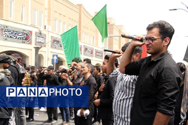 عزاداری عاشورای حسینی در گرمای سوزان بم