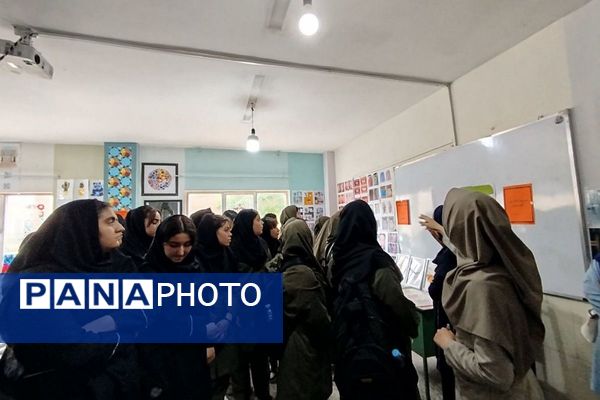 بازدید دانش آموزان پایه نهم آموزشگاه شهید خشکباری از هنرستان کار و دانش ولایت 