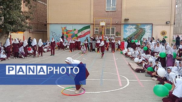 مراسم المپیاد ورزشی درون مدرسه ای دبستان شطیطه۲
