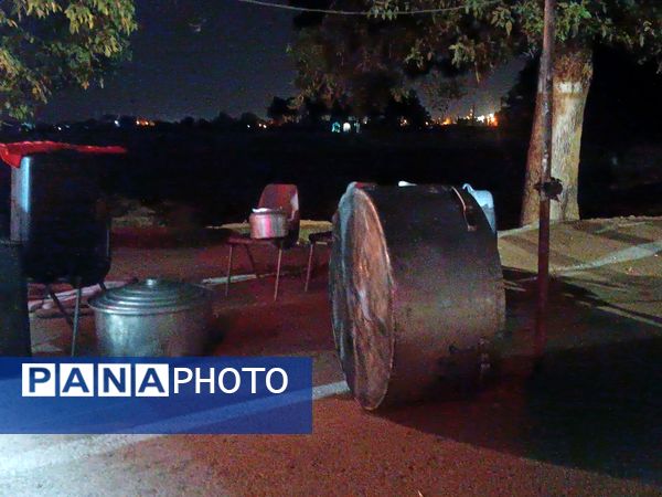 گذری بر آماده سازی موکب های راهپیمایی جاماندگان اربعین نیشابور 