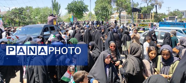 اجتماع بزرگ شیروانی‌ها در محکومیت جنایات صهیونسیتها با سخنرانی «سحر امامی»