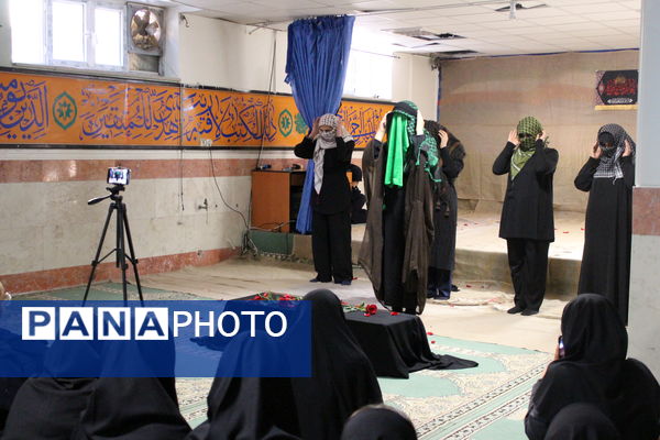 برگزاری تئاتر «یاس پژمرده» در دبیرستان سردار شهید قاسم سلیمانی ناحیه 4 کرج