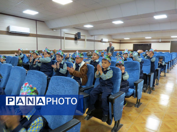 جشن آب در مدرسه پسرانه وحدت بجنورد