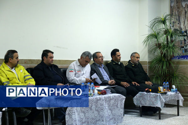جلسه هماهنگی بیست و ششمین مانور سراسری زلزله در آذربایجان شرقی