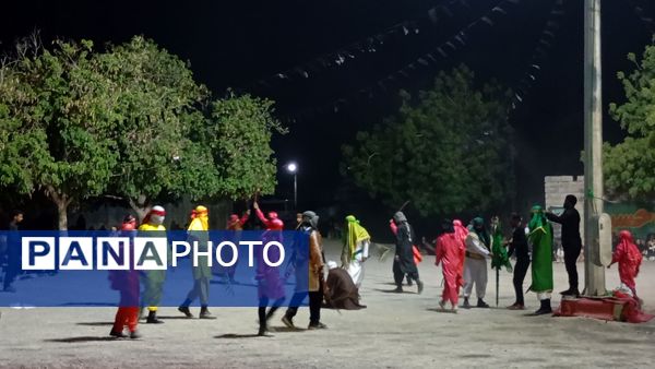 مراسم تعزیه‌‌‌خوانی دو طفلان زینب