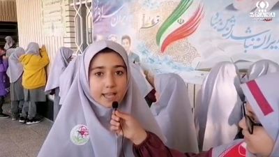 شور و شوق انتخابات شورای دانش آموزی در مدرسه شهید هندویان قم