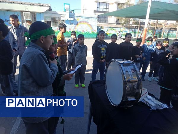 مراسم عزاداری حضرت زهرا (س) در دبستان پسرانه فضیلت 