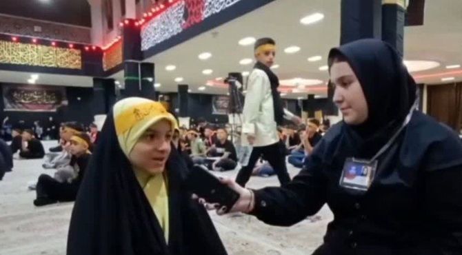 تجدید بیعت نوجوانان زنجانی با حضرت قاسم(ع)
