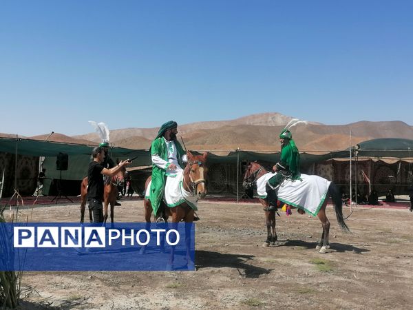 مراسم تعزیه خوانی در روز اربعین حسینی در شهر بار