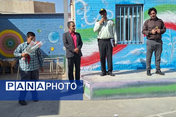 گرامیداشت هفته فراجا در دبستان های جعفریه و شیخ جنید شهرستان پیشوا