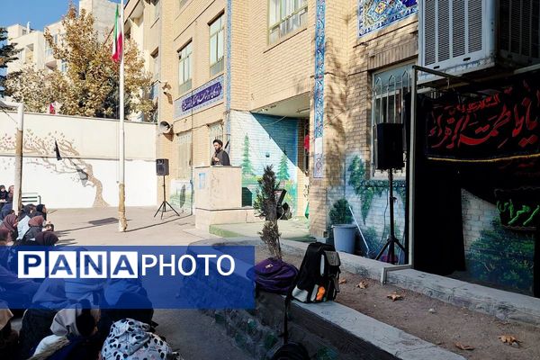  مراسم عزاداری حضرت زهرا (س) در مدرسه الزهرا  پردیس