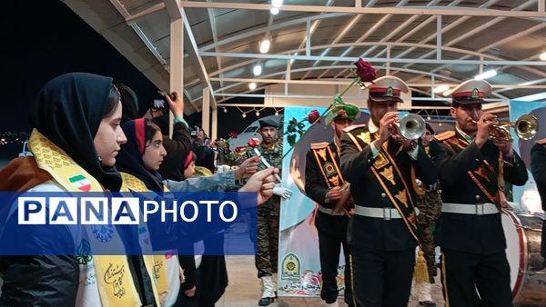 آیین استقبال از ۶ شهید گمنام در استان چهارمحال و بختیاری