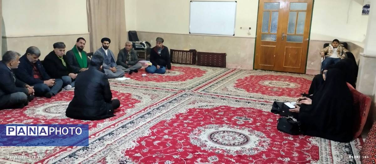 جلسه برنامه ریزی اعتکاف در مسجد چهارده معصوم