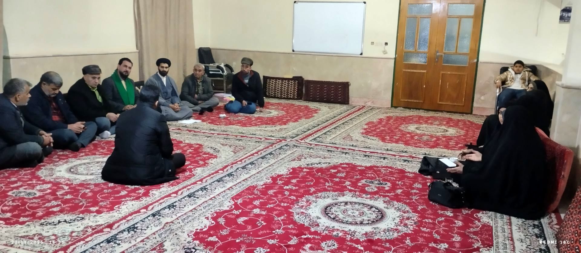 جلسه برنامه ریزی اعتکاف در مسجد چهارده معصوم