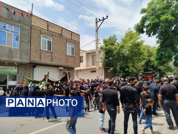 هیات عزاداری شهرستان هوراند در روز تاسوعا