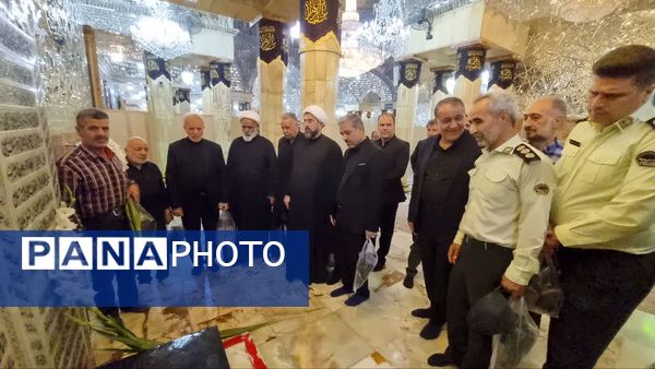 گلباران مزار شهدای هفتم تیر در قم