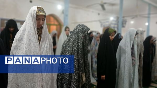 جوانه‌های بندگی در دیشموک؛ حضور پرشور دختران در اعتکاف