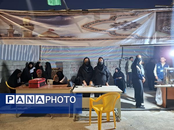 خدمات‌رسانی به زائران اباعبدالله الحسین (ع) درمواکب شهرستان هلیلان 