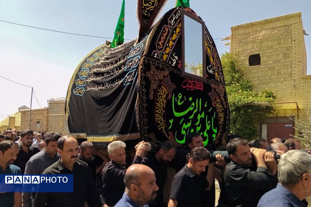 جلوههایی از عزاداری مردم بنادکوک در روز شهادت امام رضا(ع)