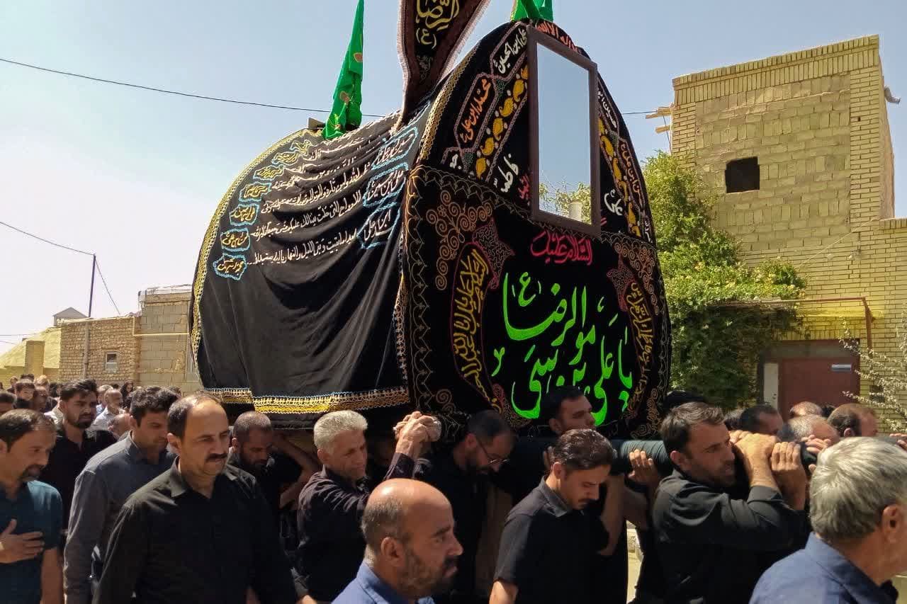  جلوه‌هایی از عزاداری مردم بنادکوک در روز شهادت امام رضا(ع)