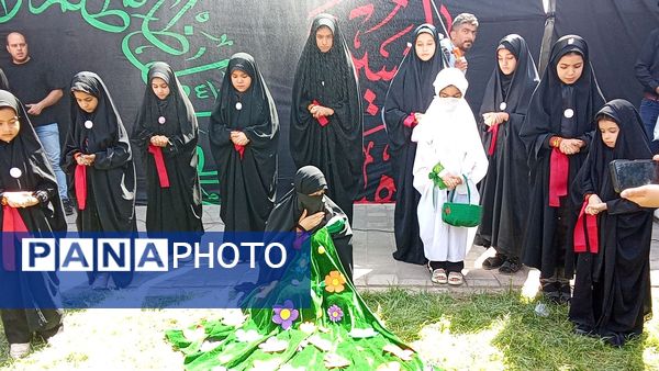 پیاده‌روی جاماندگان اربعین با حضور پرشور مردم حسینی نیشابور