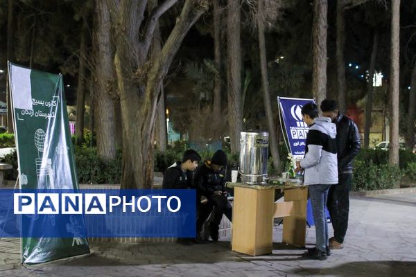 برپایی شانزدهمین موکب شهدایی گروه جهادی قاصد شهدا