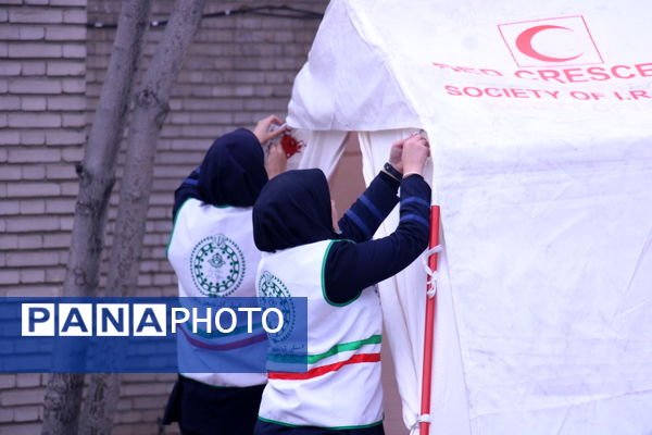 بیست و ششمین مانور زلزله در مدارس آذربایجان شرقی 