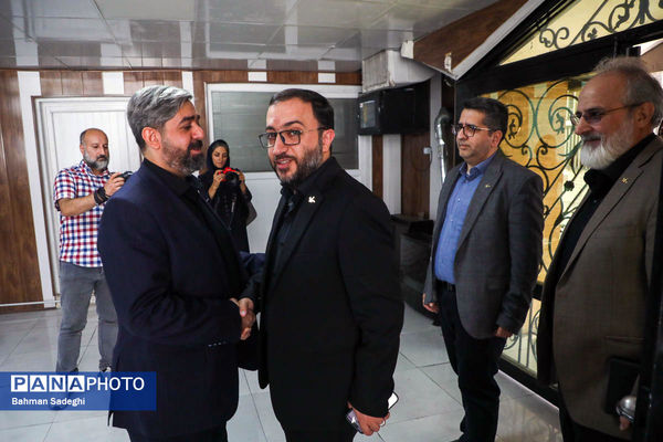 بازدید رییس کانون پرورش فکری کودکان و نوجوانان از پانا به مناسبت روز خبرنگار
