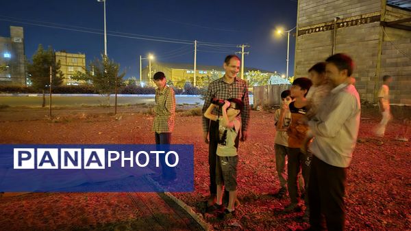 رصد ماه گرفتگی باتلسکوپ در هیئت الزهرا نیشابور 