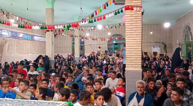 ویژه برنامه ولادت امام رضا (ع) در روستایِ رفن