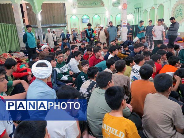 اعتکاف دانش‌آموزان مسجد انقلاب شهرستان بجنورد 