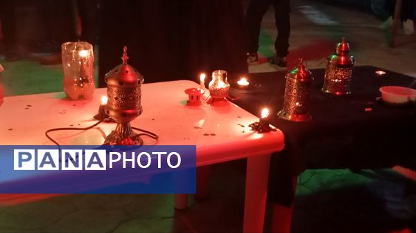 مراسم شام غریبان در شهر تیتکانلو