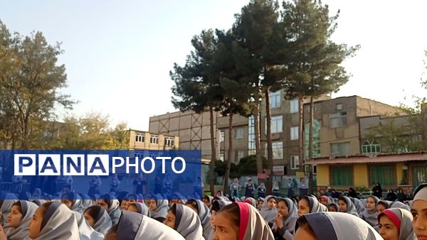 سوگواری شهادت حضرت فاطمه (س) در دبستان علی دهقانیان ۲ تبادکان