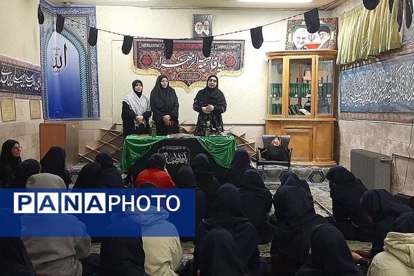 پیوند دل‌های دانش‌آموزان شهرقدس در سوگ حضرت زهرا(س)