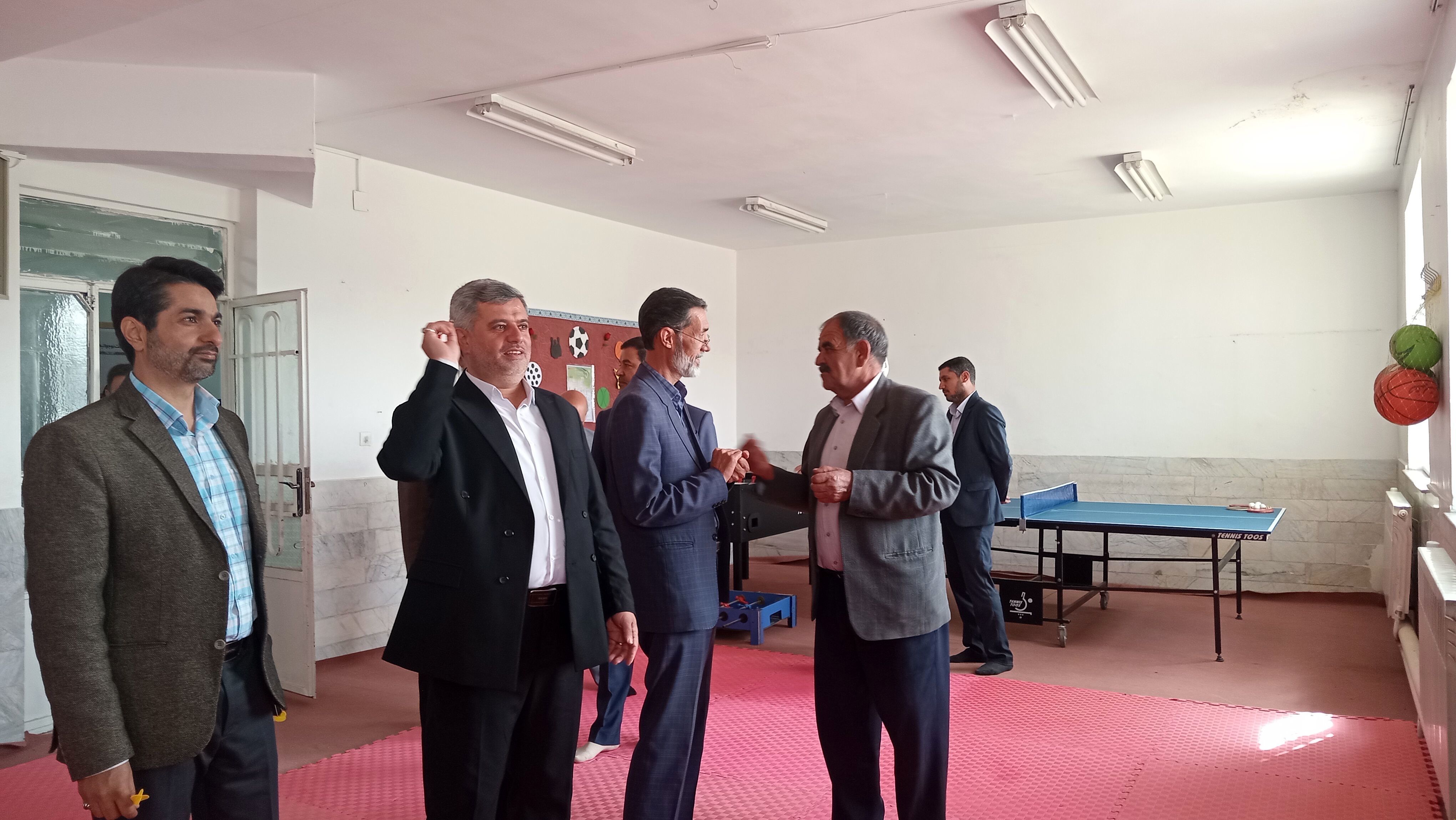 اتاق تربیت بدنی و نمازخانه مدرسه حضرت سکینه افتتاح شد
