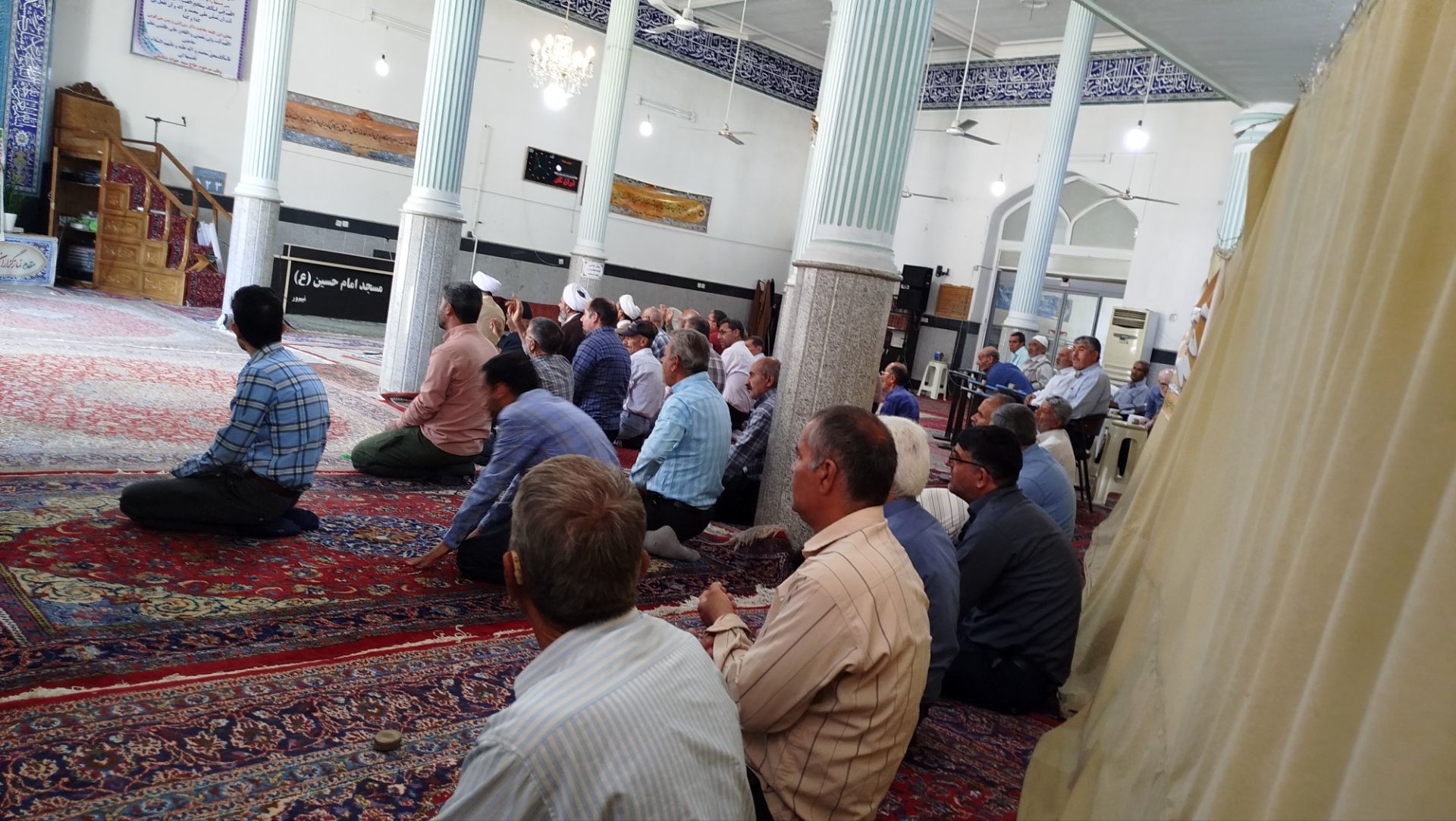 اقامه‌ نماز عید سعید قربان در مسجد امام‌حسین(ع) شهر نیم ور