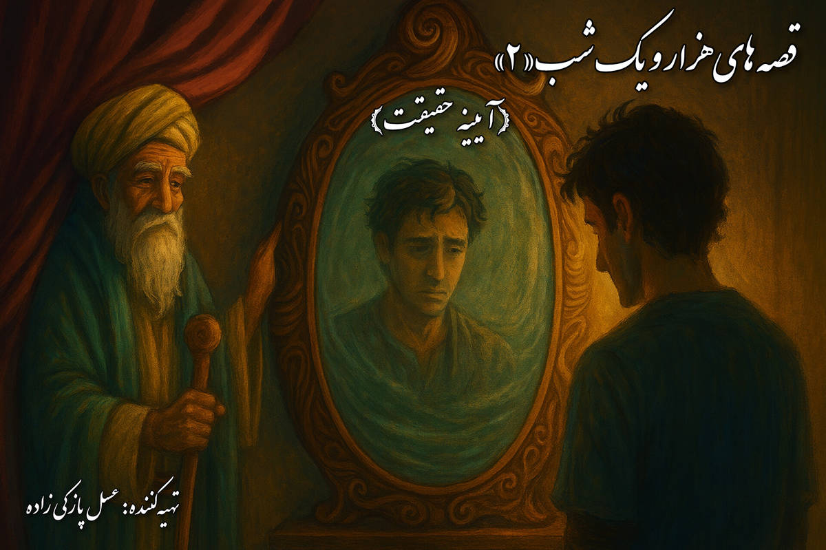 قصه های هزار و یک شب؛ قصه‌ «آیینه‌ی حقیقت»