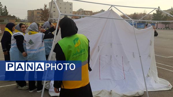 بیست و هفتمین مانور زلزله در دبیرستان نورالهدی