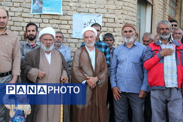 اجتماع خودجوش حمایت از مدافعان میهن در شهر درق
