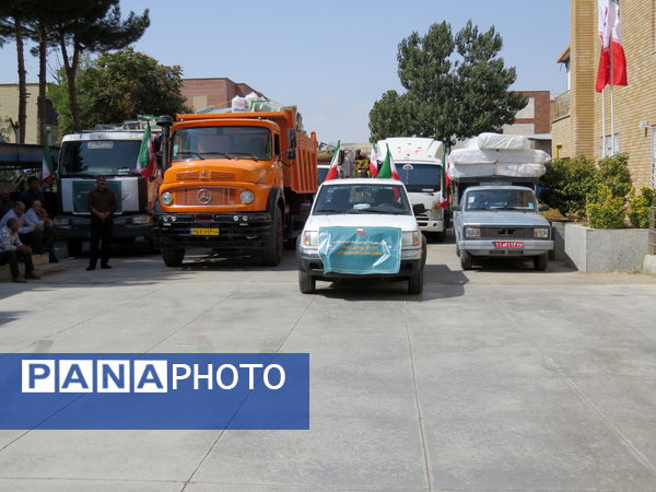 اعزام کاروان تجهیزات نوسازی مدارس به شهرستان‌های خراسان شمالی