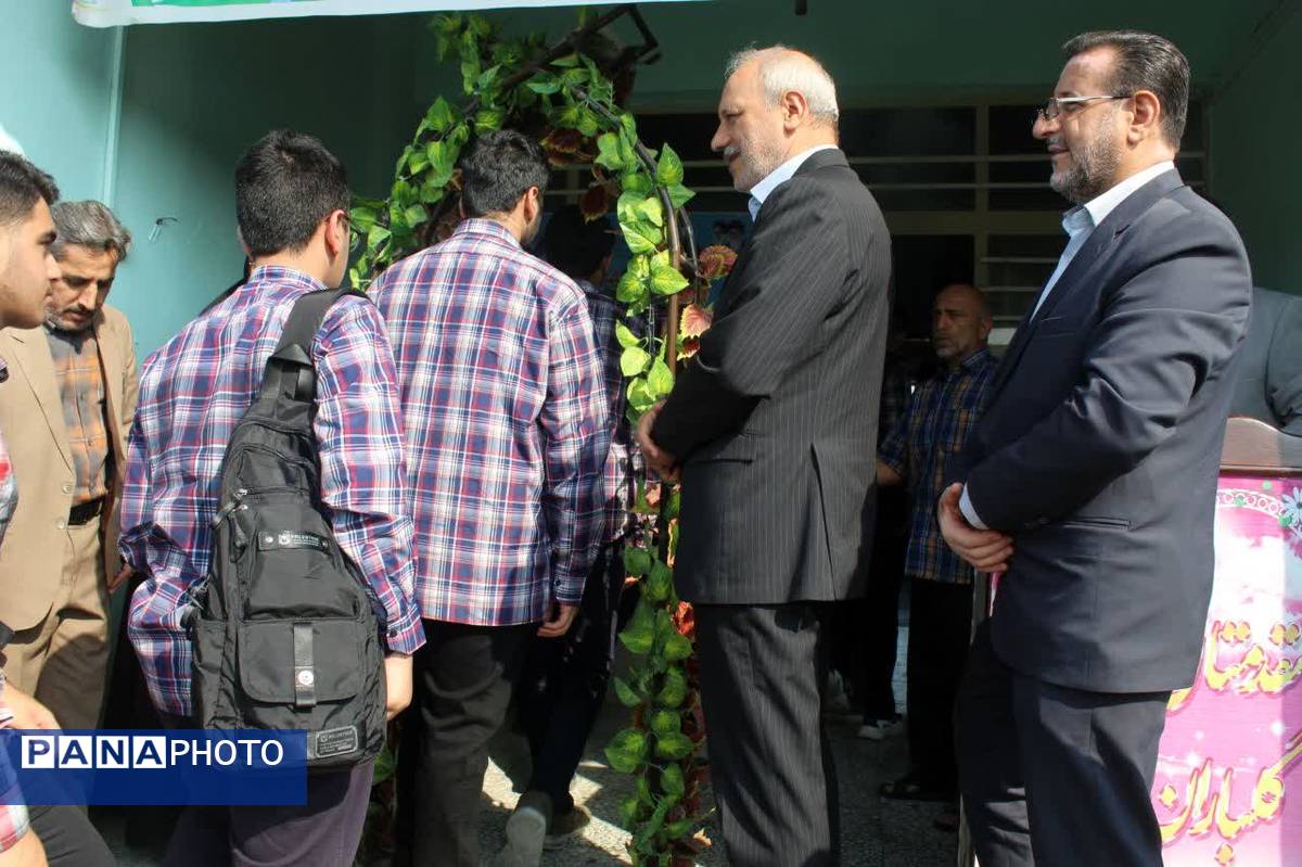 مانور بازگشایی مدارس در ساری ناحیه یک