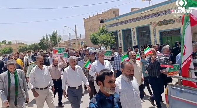 راهپیمایی «جمعه خشم و نصر » در شهر سفیددشت 