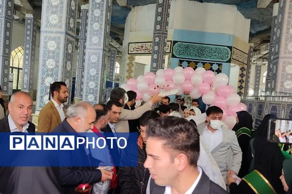 ازدواج آسان در امامزاده حضرتین به مناسبت روز مادر با حضور 300 زوج