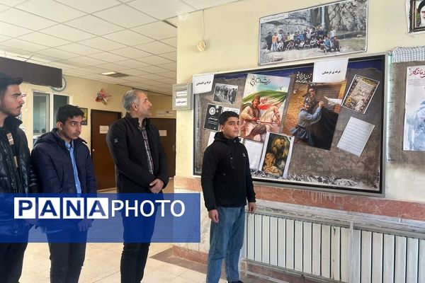 افتتاحیه نمایشگاه مدرسه انقلاب هنرستان فارابی