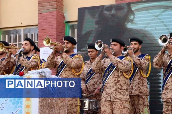 برگزاری آیین متمرکز بازگشایی مدارس در دبیرستان فاطمیه کرج