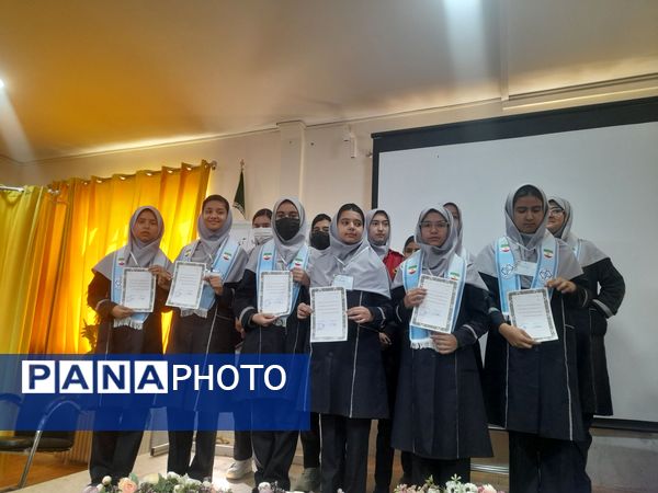 مراسم افتتاحیه سفیران سلامت دبیرستان نمونه دولتی وکیلی ۱۰ نیشابور