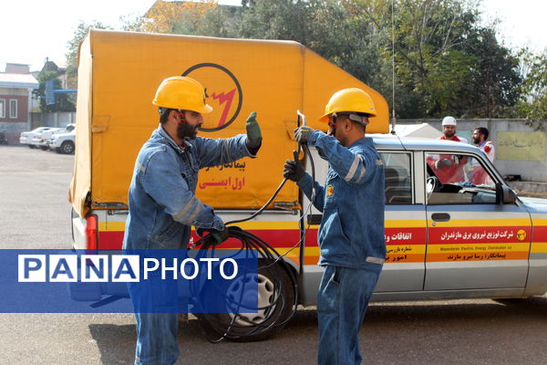 مانور سراسری زلزله و ایمنی مدارس در گلوگاه